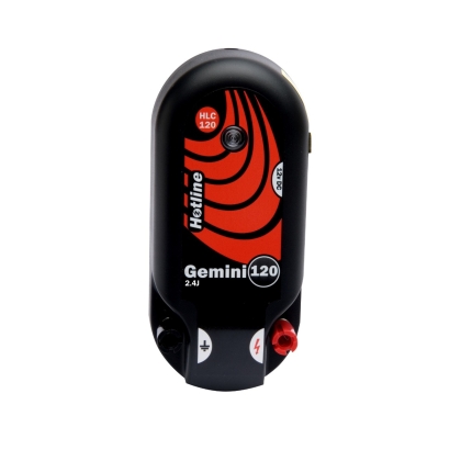 HLC120.  Hotline Gemini 2.4J Dual Powered Fence Energiser