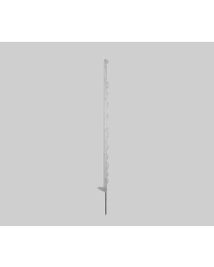 14492-10. Horizont Premium 125cm White Plastic Fence Posts With 13 Loops (Pack of 10)