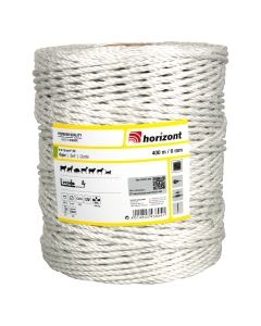 153372-400.  6mm Horizont R6 White Polyrope (400m)