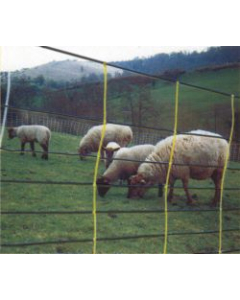 18013.  Horizont Livestock Goat Net. 50m  x 1.05m Yellow/Black