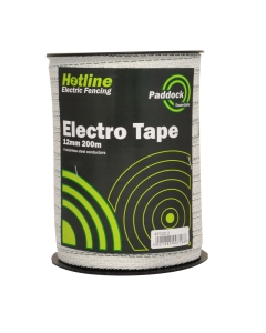 C42-2.  12mm Hotline Standard White Polytape (200m)