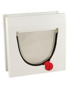 917EFS. Staywell Manual 4 Way Locking Classic Cat Flap with Tunnel