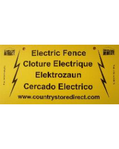 P40. Electric Fence Warning Sign
