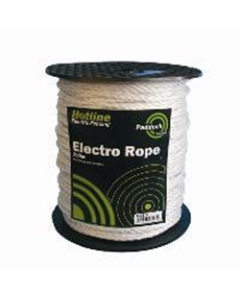 C51-1  6mm Hotline White Paddock Polyrope (100m)