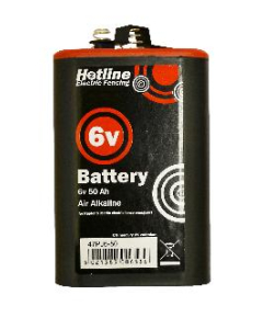 PJ6-50.   6 Volt 50Ah Alkaline Battery for Electric Fence Energisers