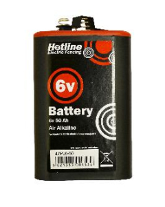 PJ6-50.   6 Volt 50Ah Alkaline Battery for Electric Fence Energisers