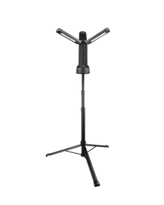 Hotline Explorer Tower Light - 6000 Lumen Rechargeable Tripod Work Light with Adjustable Lamps, Magnetic Mounts & Carry Case