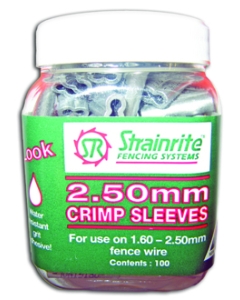 FWC00024. 2.50mm Crimp Pottle 100