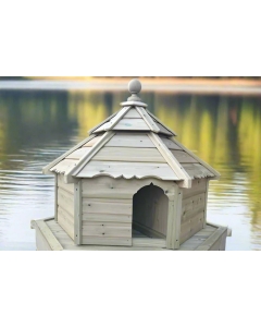 Hexagonal Floating Duck House - Medium